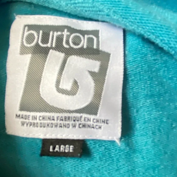 Burton Womens Short Sleeve Hooded Athleisure Hooded Sweatshirt - Sz-L - Picture 9 of 15